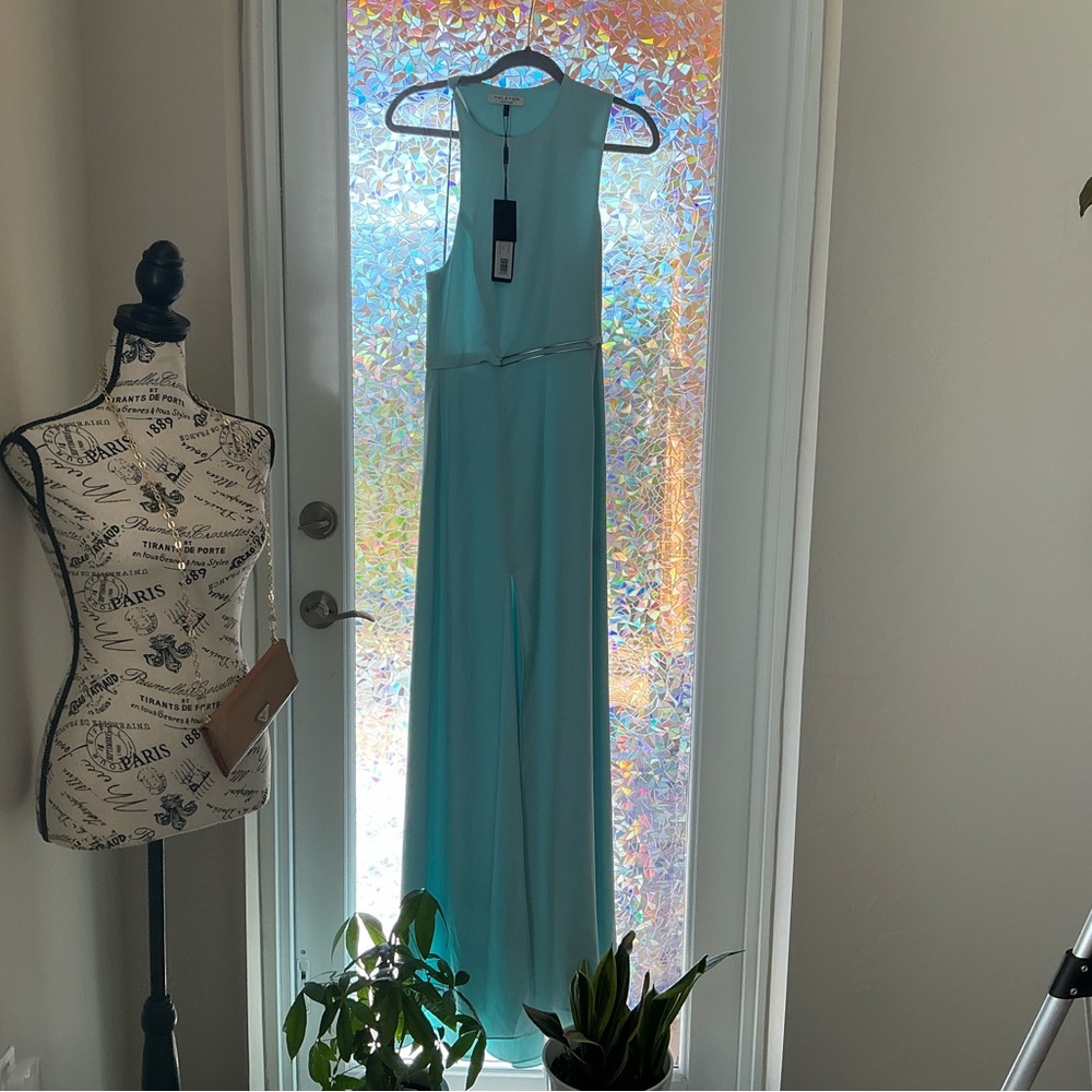 Halston Heritage Light Blue Dress